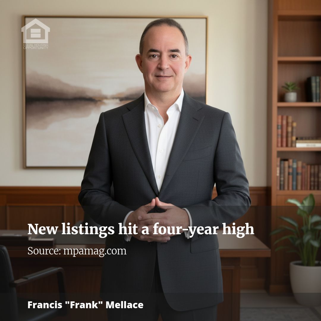 New listings hit a four-year high